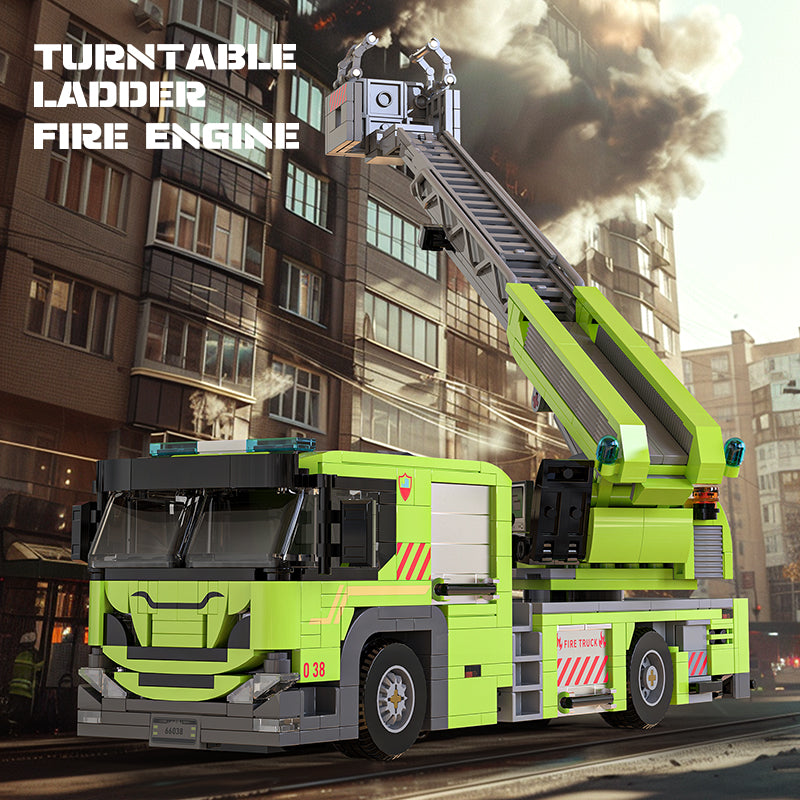 Xbert Turntable Ladder FIRE Engine Building Block Set - 66038-1.jpg