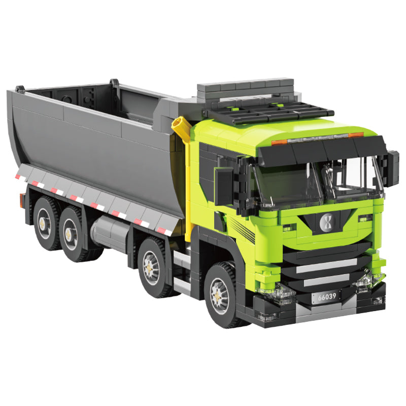 Xbert European DUMP Truck Building Block Set - 66039-白底.jpg