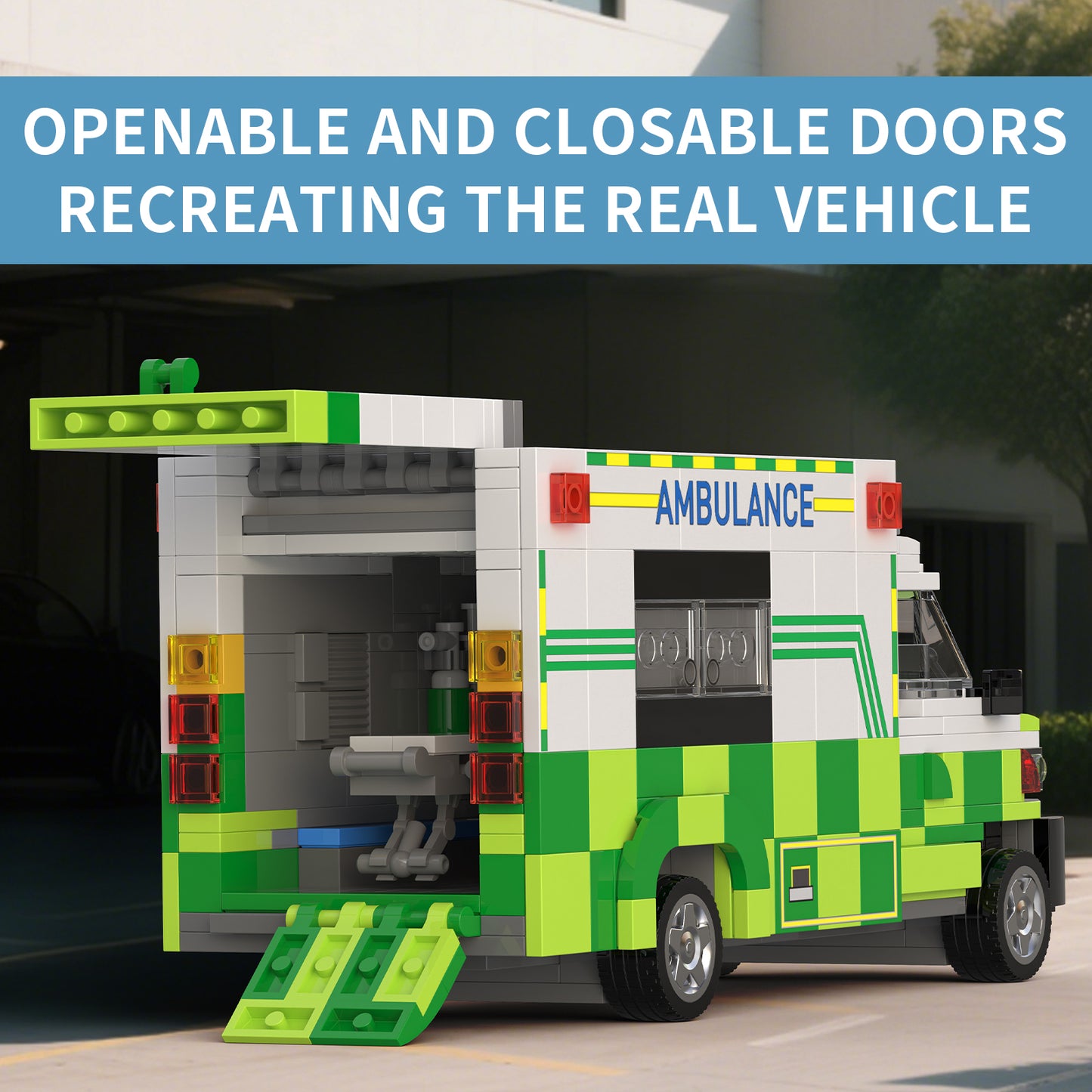 Xbert Ambulance Building Block Set - 66040-2.jpg