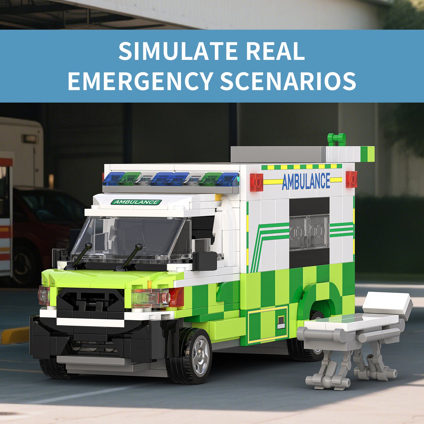 Xbert Ambulance Building Block Set - 66040-3.jpg