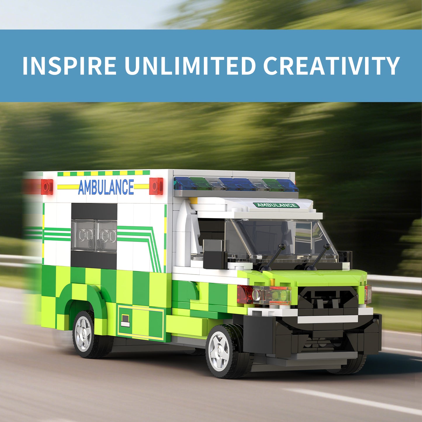 Xbert Ambulance Building Block Set - 66040-6.jpg