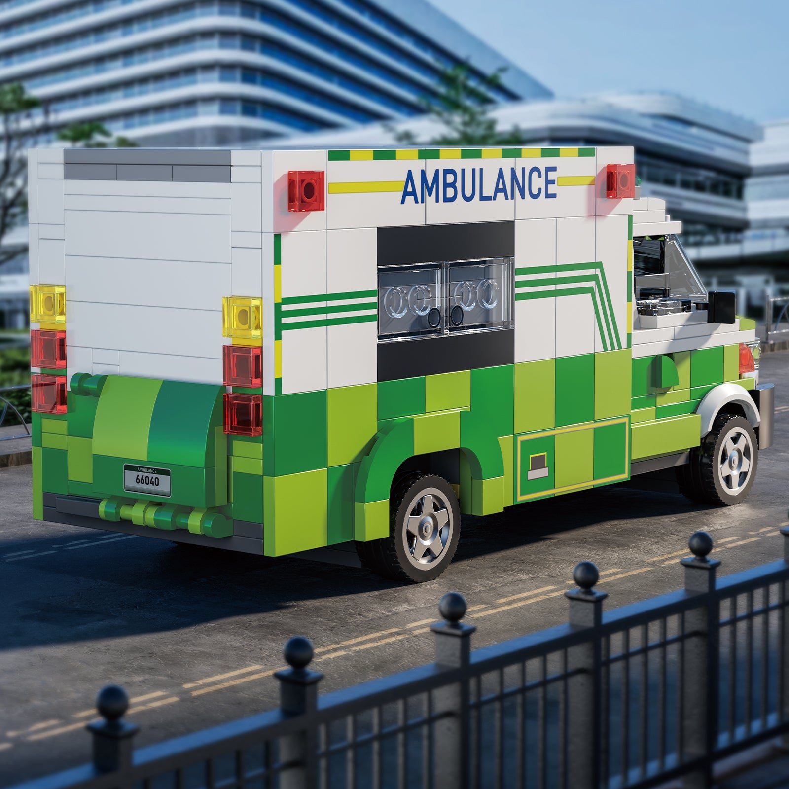 Xbert Ambulance Building Block Set - 66040-8.jpg