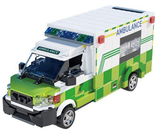 Xbert Ambulance Building Block Set - 66040-白底.jpg