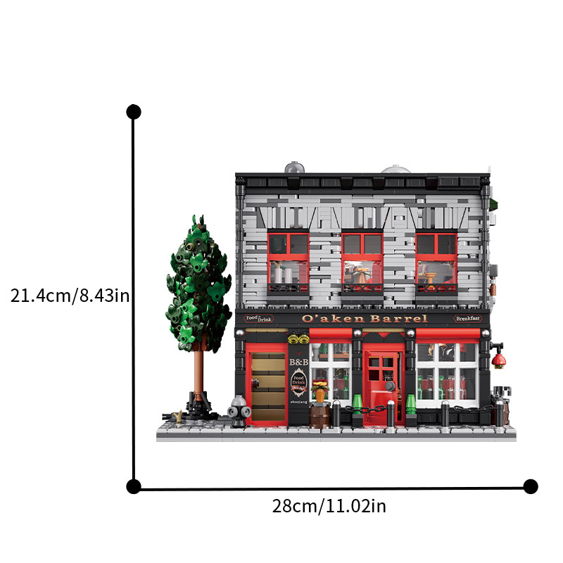Xbert Oaken Barrel Building Set SKU image - 66054-尺寸-01.jpg