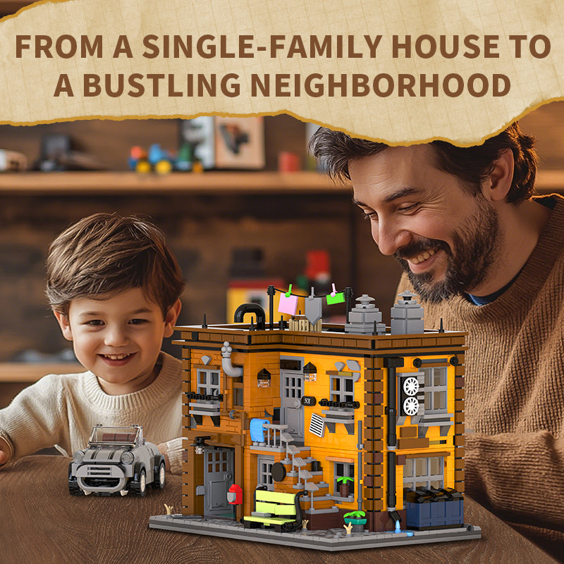 Xbert Ashley's 2-Story House Building Block Set - 66056-4.jpg