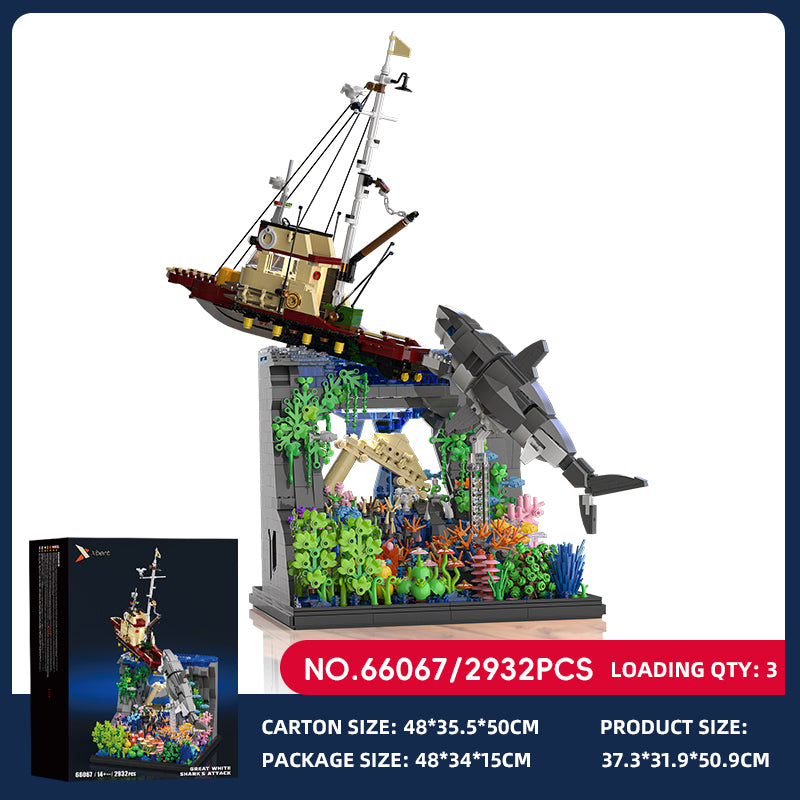 Xbert Great White Building Block Set SKU image - 66067-sku.jpg