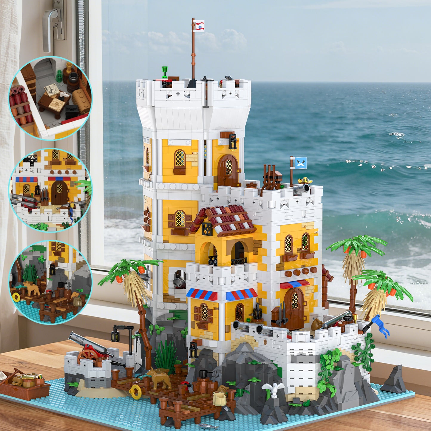 Xbert Sierra Madre Fortress Building Block Set - 66095-2.jpg