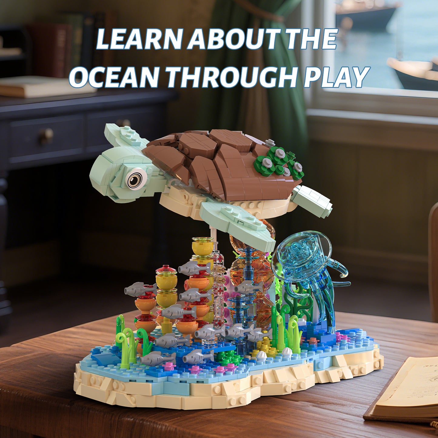 Xbert Sea Turtle Building Block Set - 66099-3.jpg