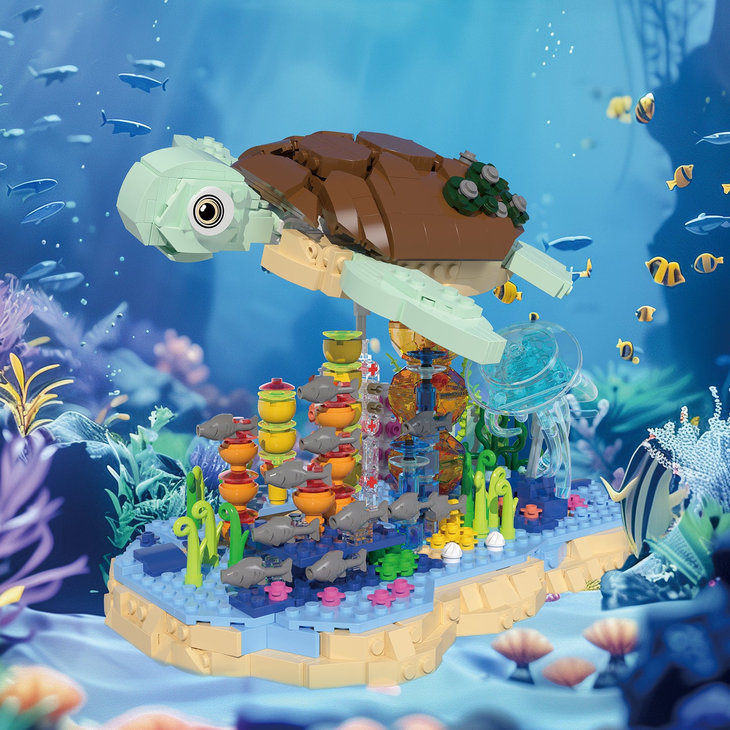 Xbert Sea Turtle Building Block Set - 66099-7.jpg