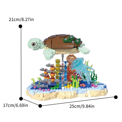 Xbert Sea Turtle Building Set SKU image - 66099-尺寸-01.jpg