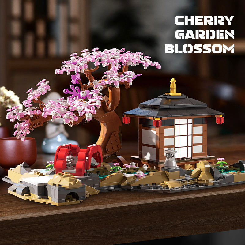 Xbert Cherry Blossom Garden Building Block Set - 66100-1.jpg