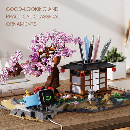 Xbert Cherry Blossom Garden Building Block Set - 66100-4.jpg