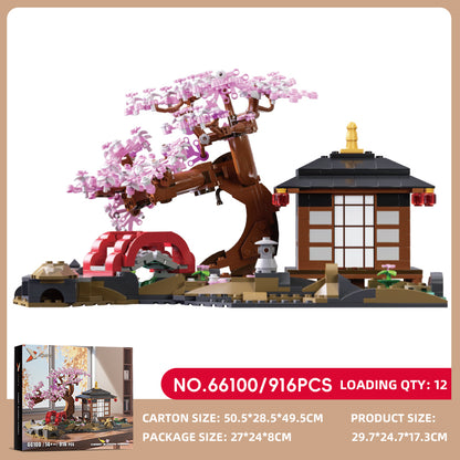 Xbert Cherry Blossom Garden Building Block Set SKU image - 66100-sku.jpg
