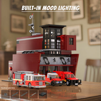 Xbert FIRE Station Building Block Set - 66103-4.jpg
