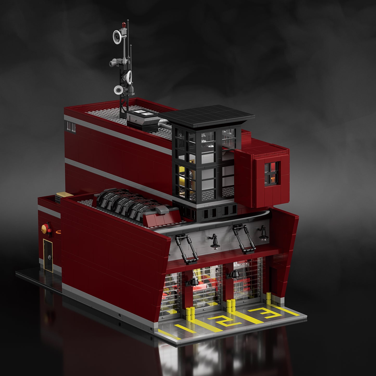 Xbert FIRE Station Building Block Set - 66103-7.jpg