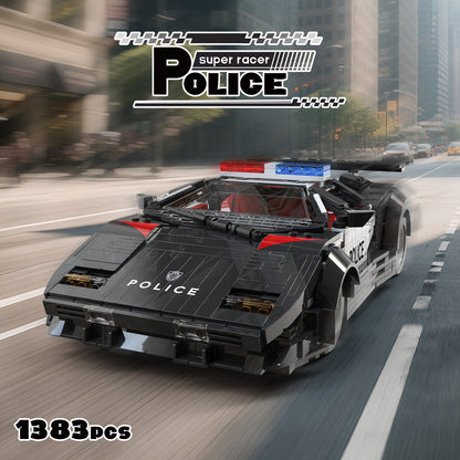 Xbert Police Super Racer Building Block Set - 66121-1.jpg