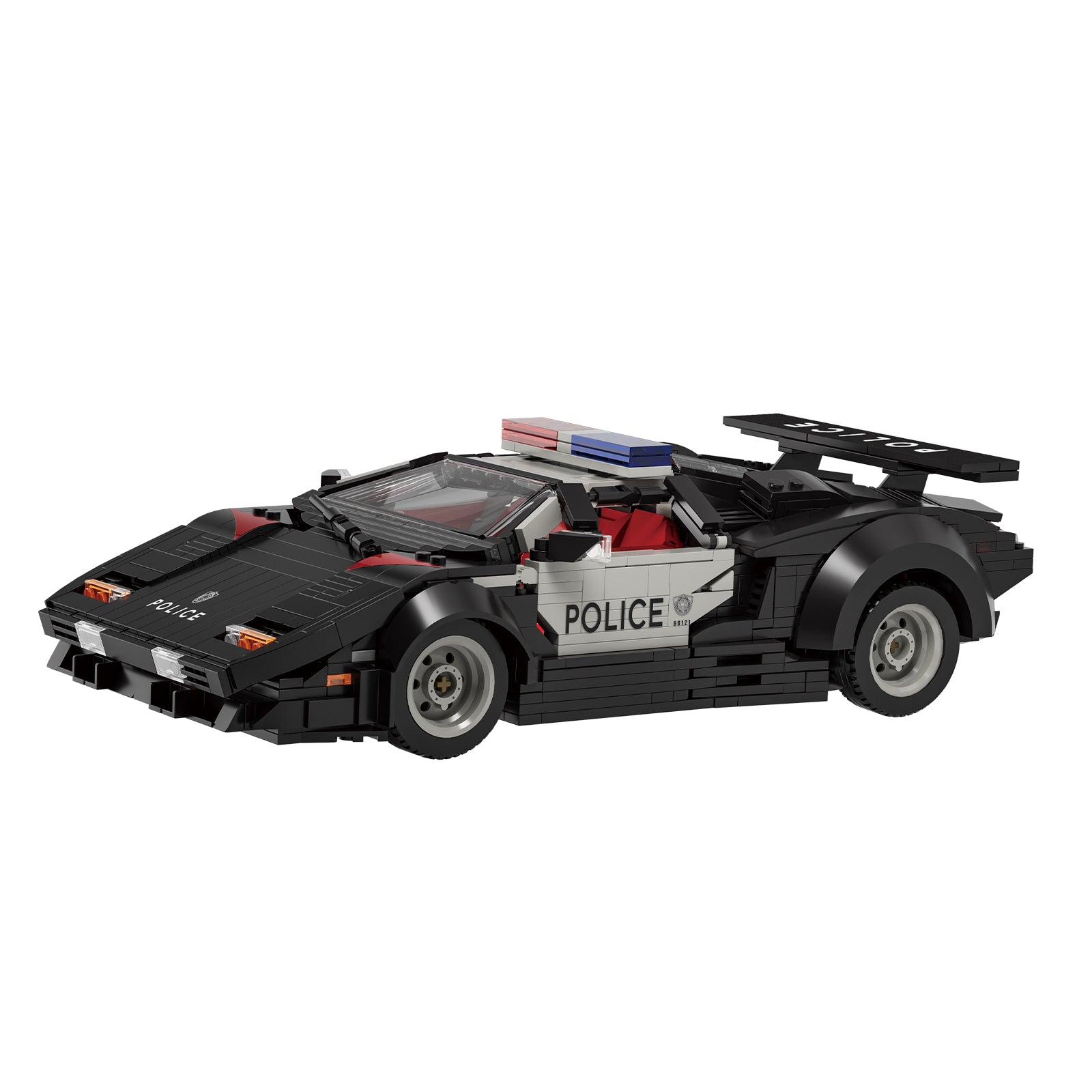 Xbert Police Super Racer Building Block Set - 66121-白底.jpg