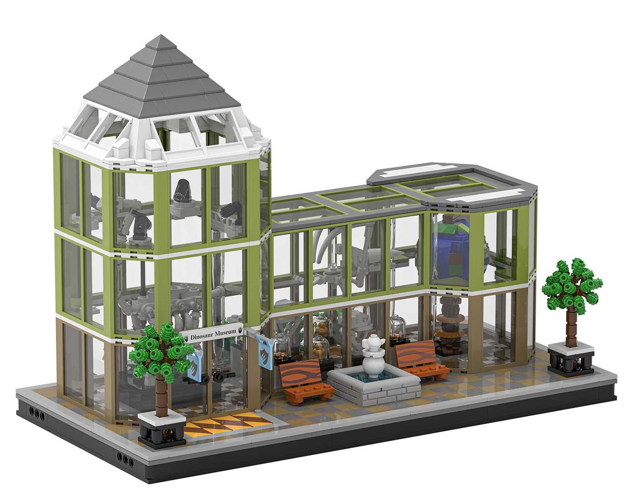 Xbert Dinosaur Museum Building Block Set - 66128-白底.jpg