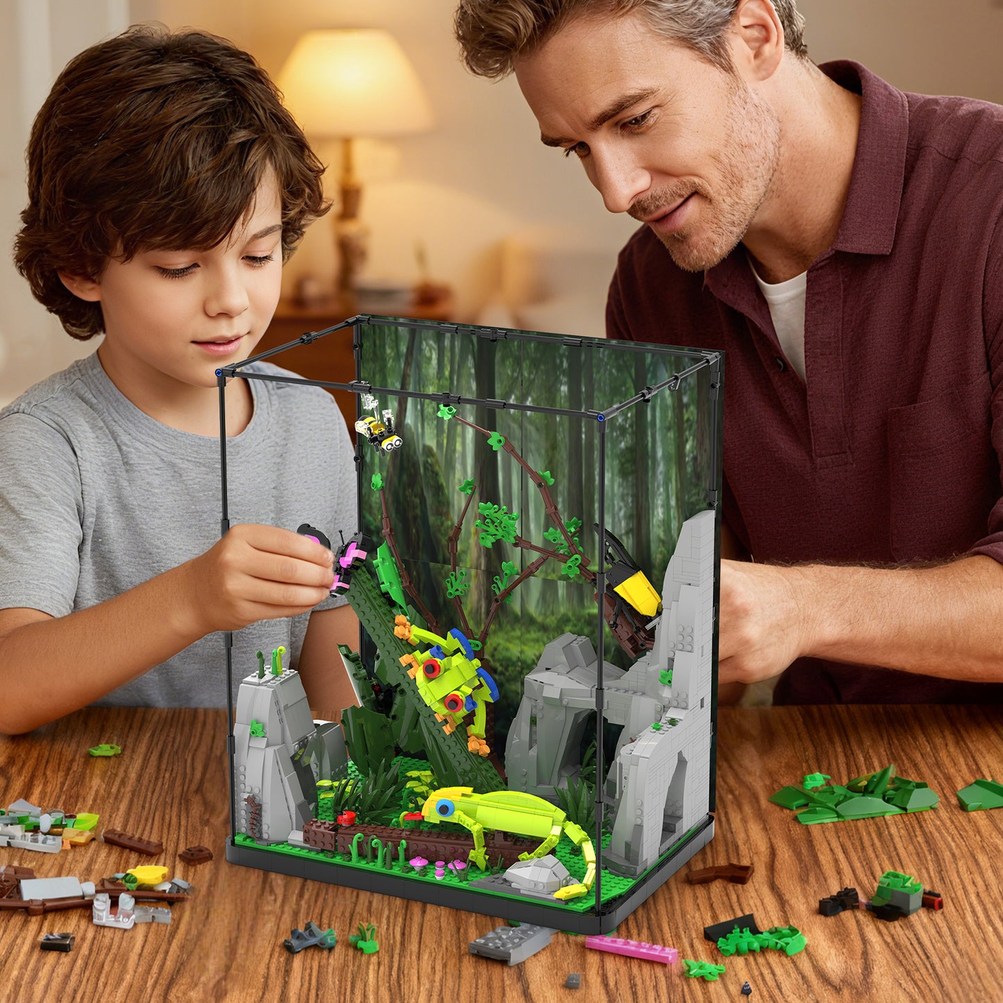 Xbert Tropieal Raneorest Building Block Set - 66130-5.jpg