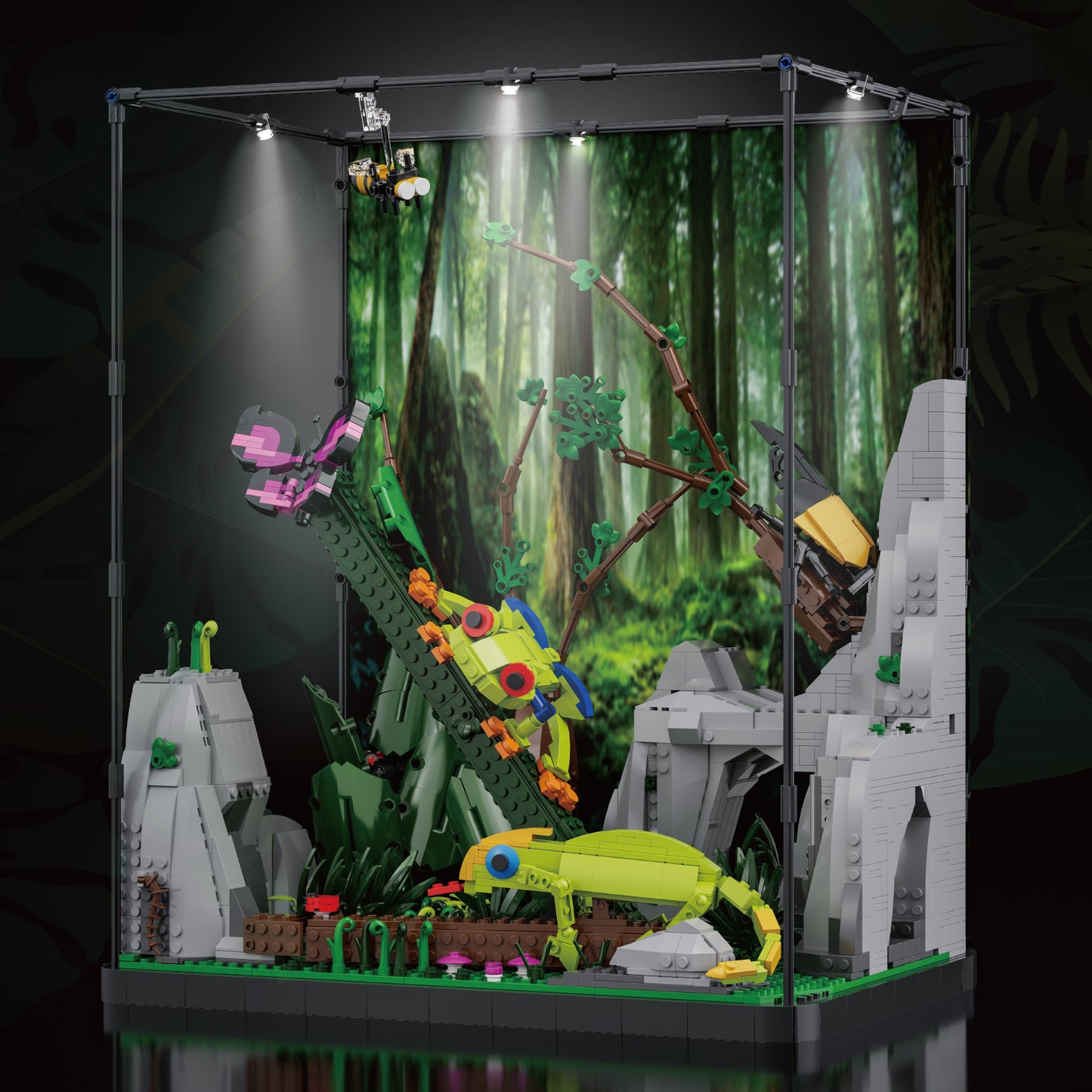 Xbert Tropieal Raneorest Building Block Set - 66130-8.jpg