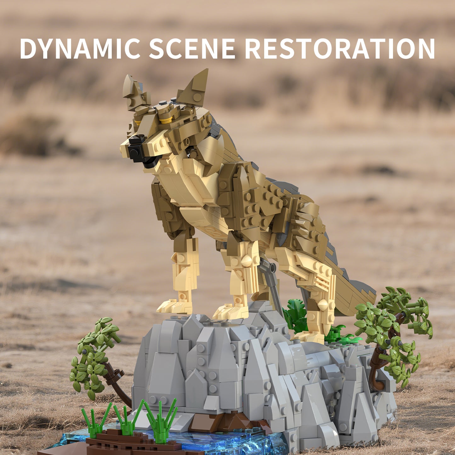 Xbert Wolf Man Building Block Set - 66131-3.jpg