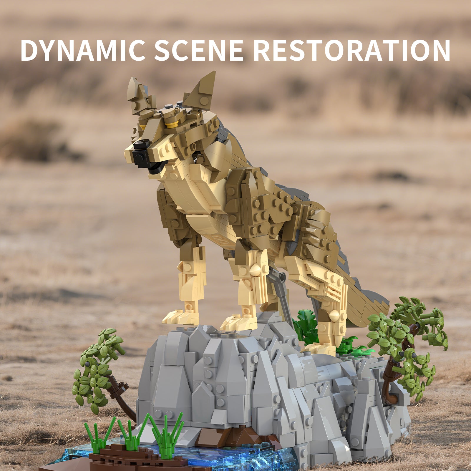 Xbert Wolf Man Building Block Set - 66131-3.jpg