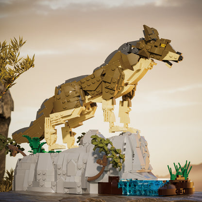 Xbert Wolf Man Building Block Set - 66131-7.jpg