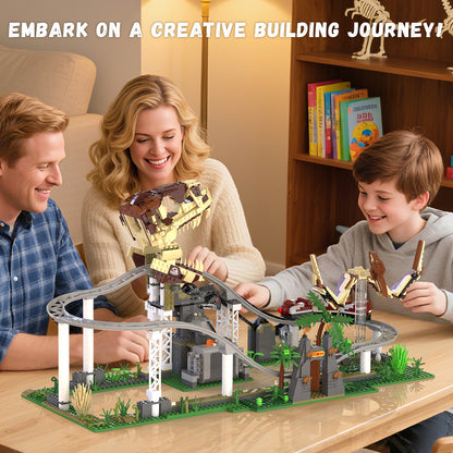 Xbert Dinosaur Roller Coaste Building Block Set - 66134-6.jpg