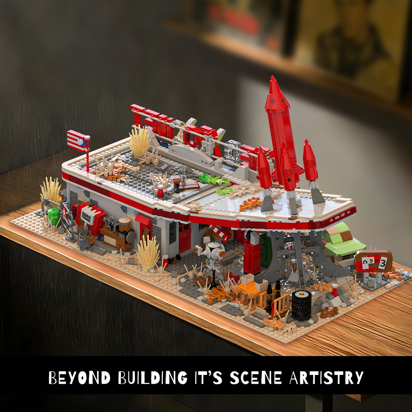 Xbert Red Rocket Building Block Set - 66139-3.jpg