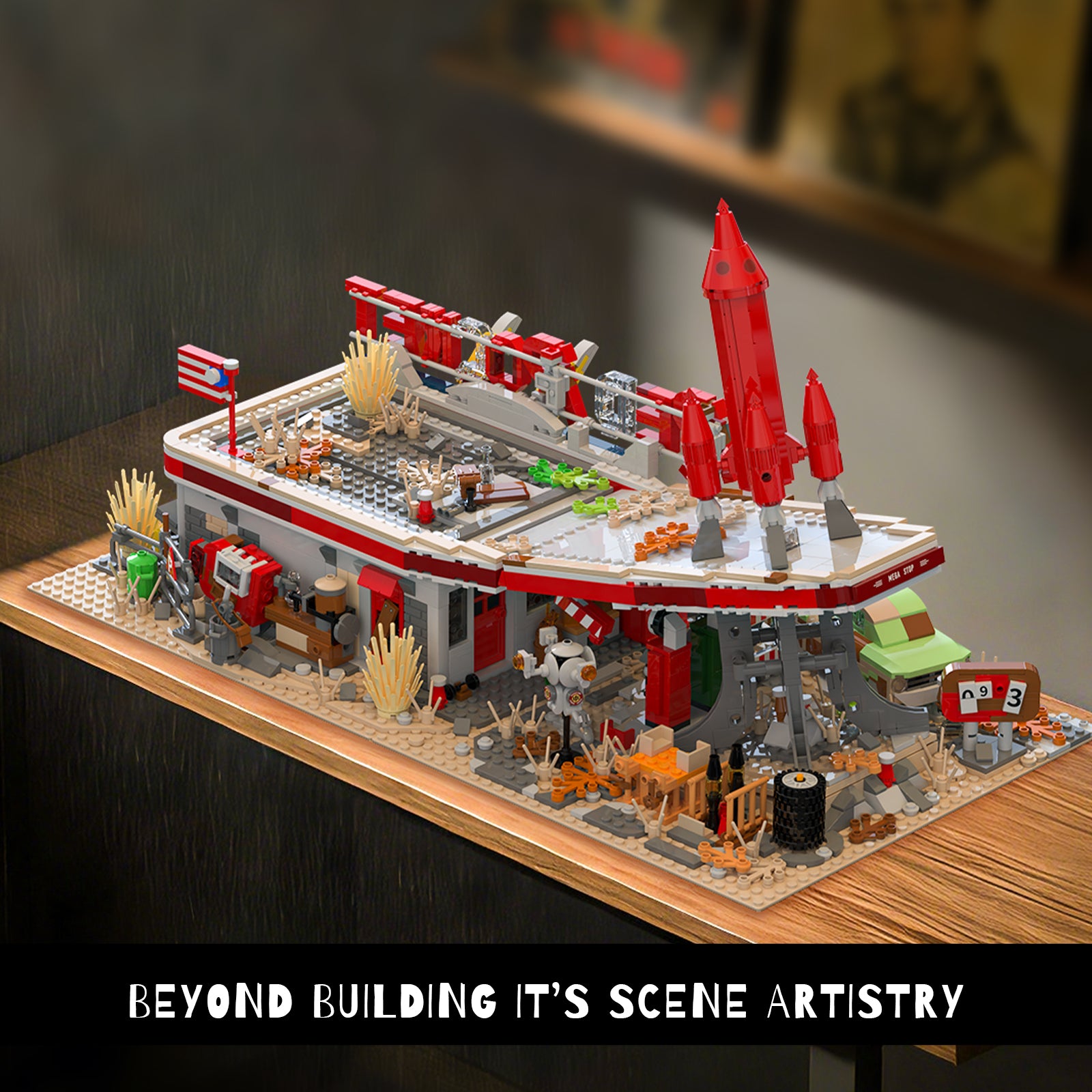 Xbert Red Rocket Building Block Set - 66139-3.jpg