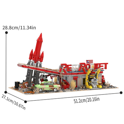 Xbert Red Rocket Building Set SKU image - 66139-尺寸-01.jpg