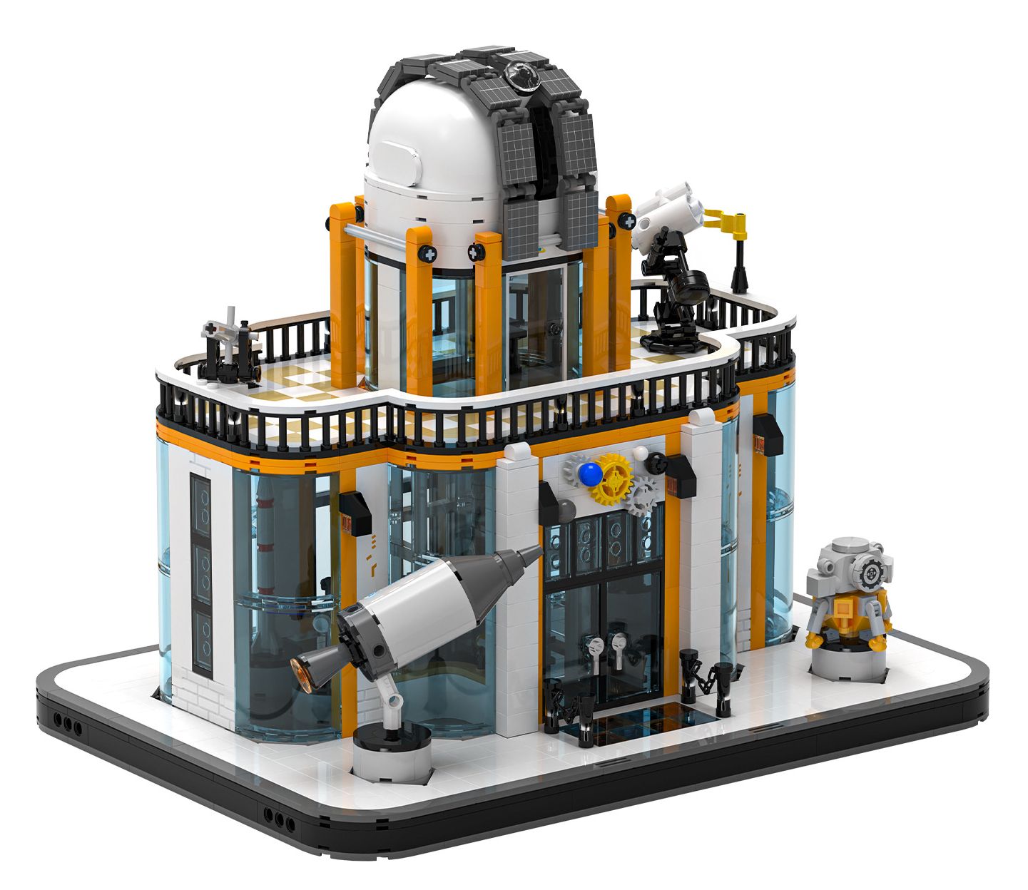 Xbert Aerospace Museum Building Block Set - 66141-白底.jpg
