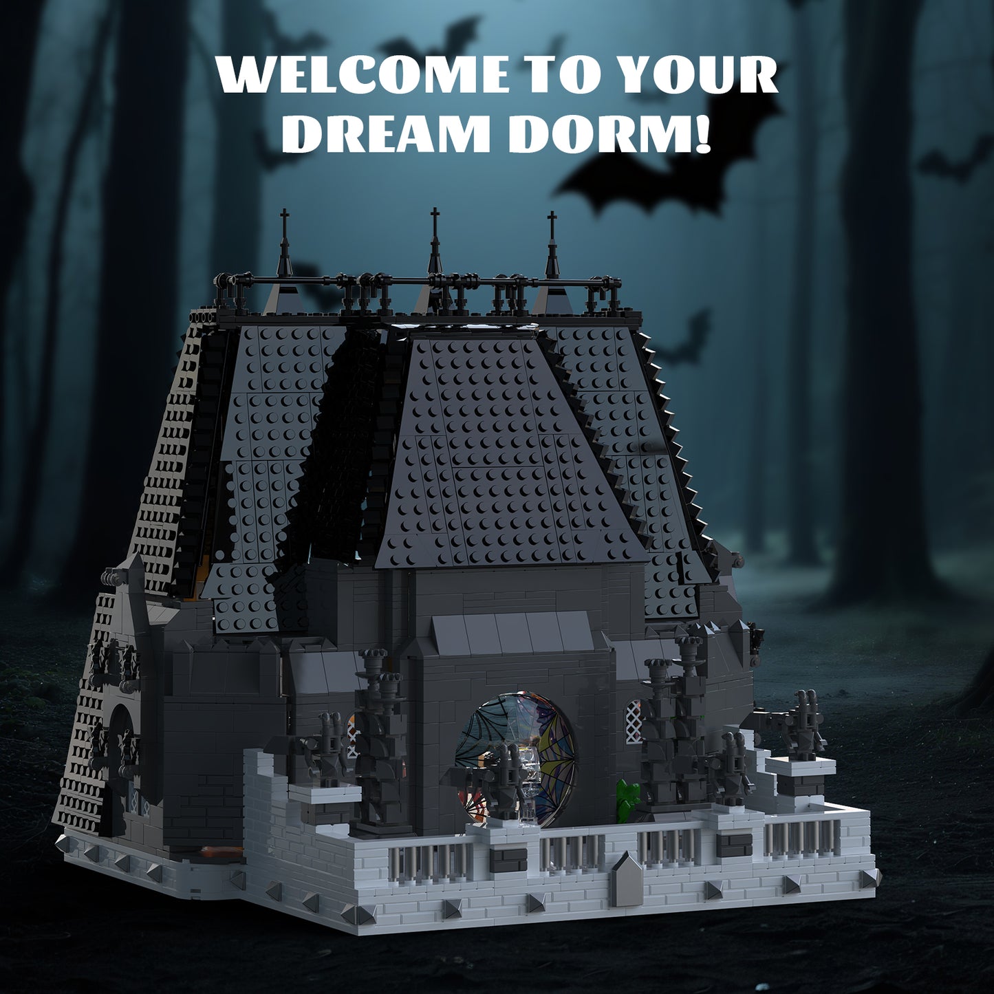 Xbert Gothic Dorm Room Building Block Set - 66144-1-copy2.jpg