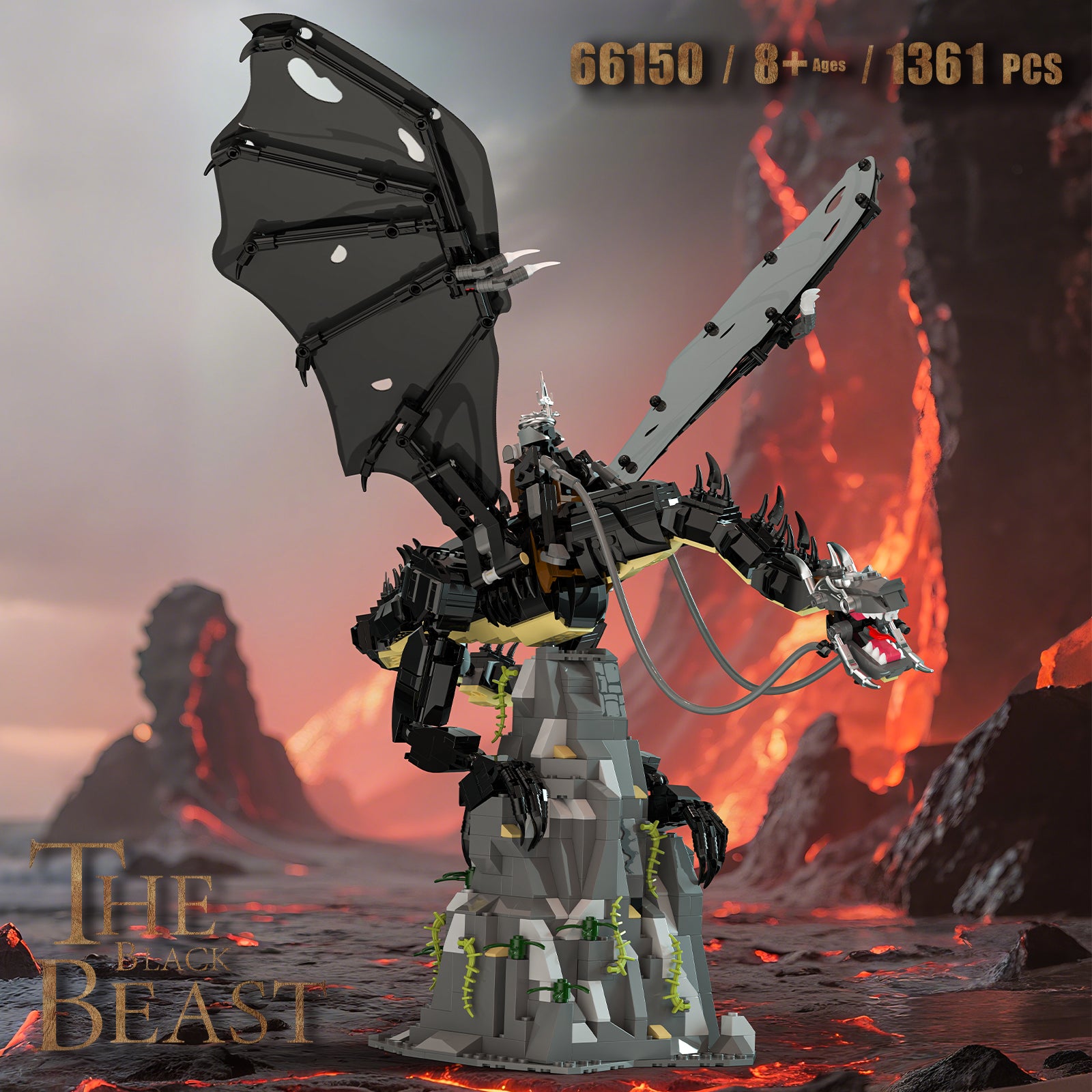 Xbert The Black Beast Building Block Set - 66150-1.jpg