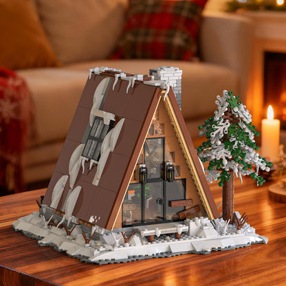 Xbert A-Frame Snow Cabin Building Block Set - 66151-5.jpg