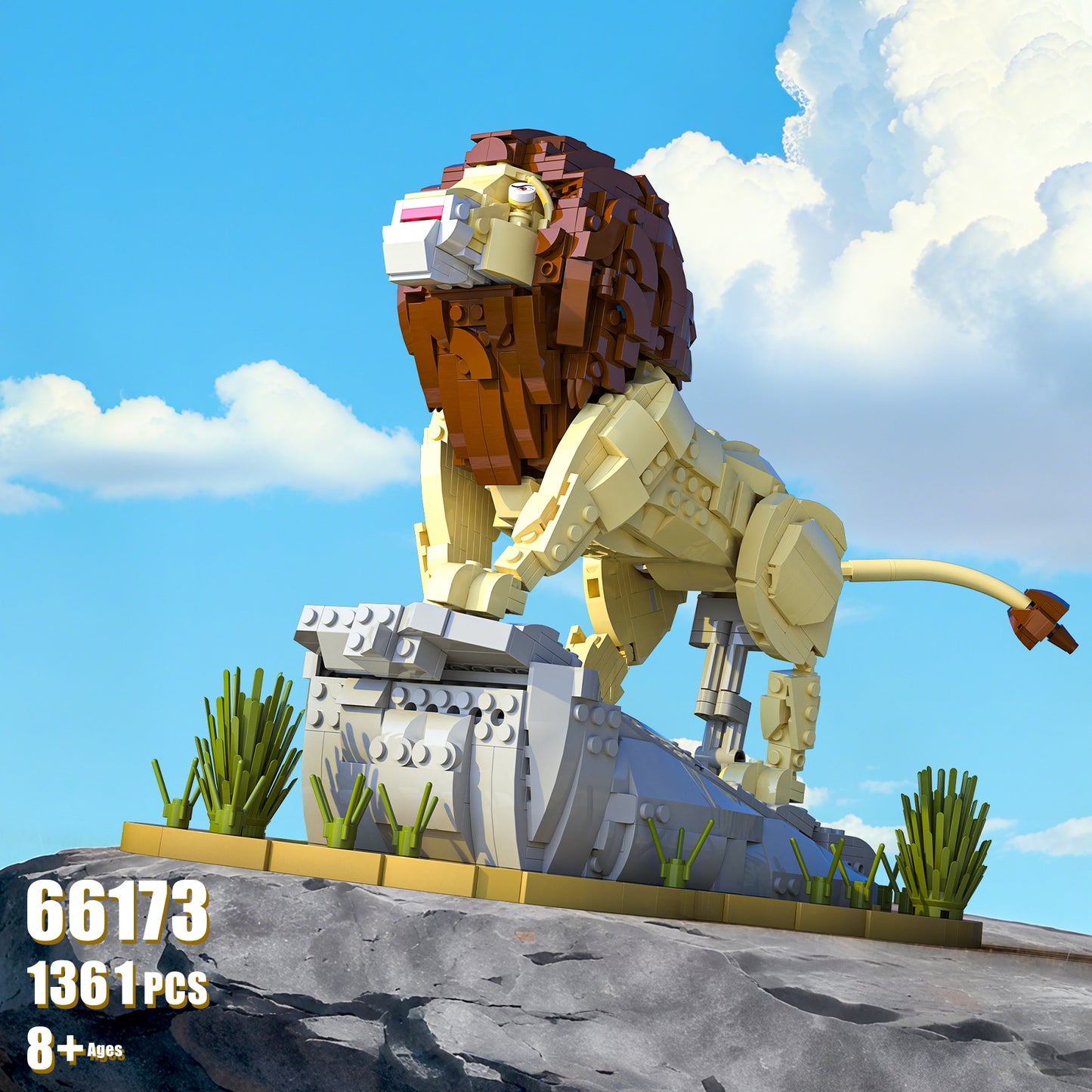 Xbert The King Of Lion Building Block Set - 66173-1.jpg
