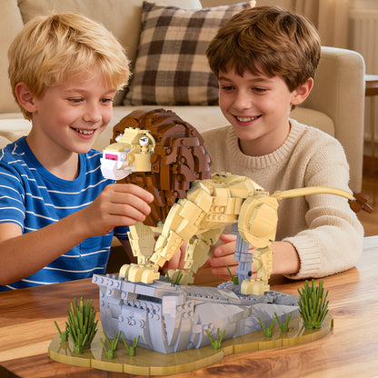 Xbert The King Of Lion Building Block Set - 66173-5.jpg
