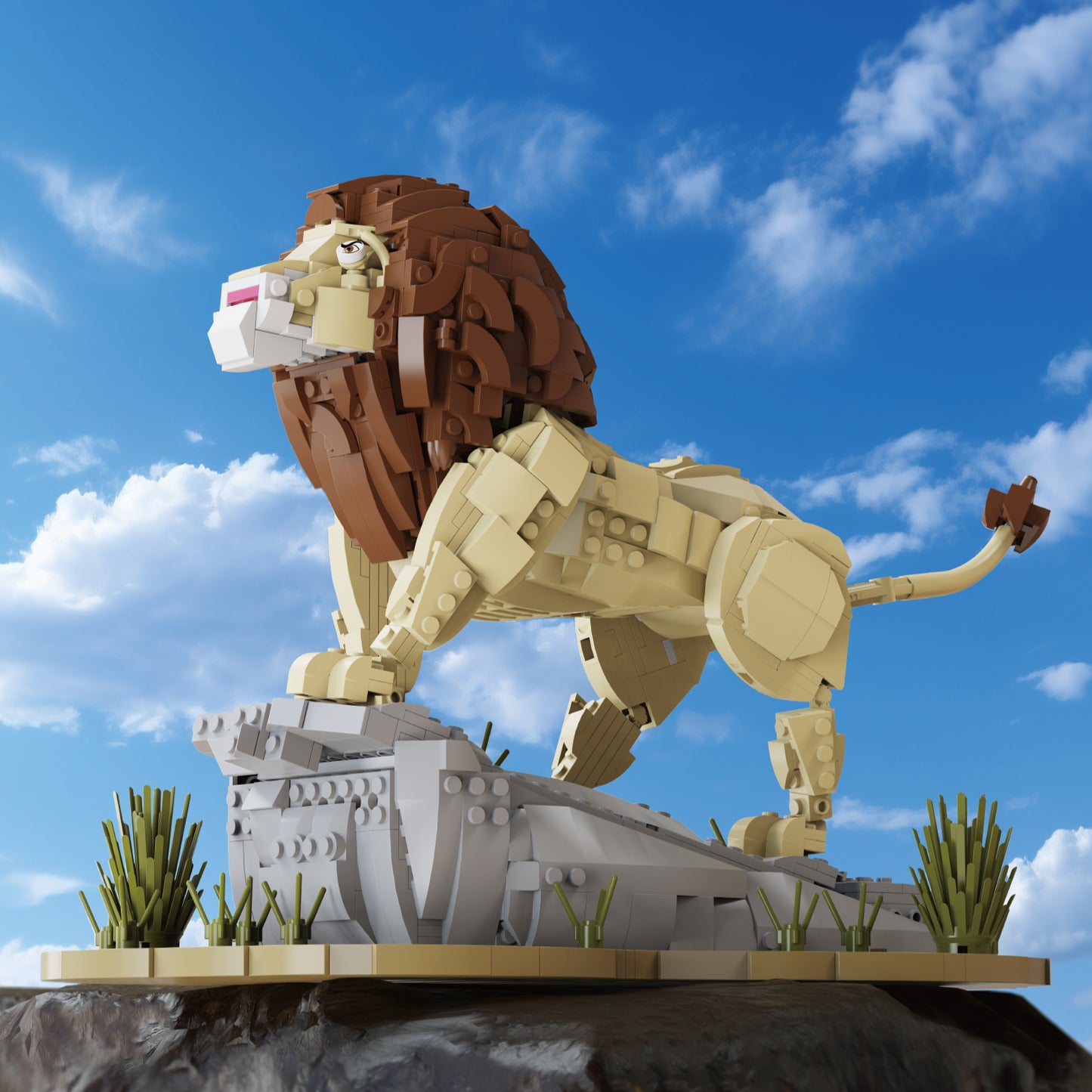 Xbert The King Of Lion Building Block Set - 66173-7.jpg