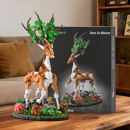 Xbert Deer In Bloom Building Block Set - 66191-5.jpg