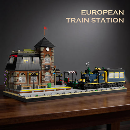 Xbert European Train Station Building Block Set - 66194-1.jpg