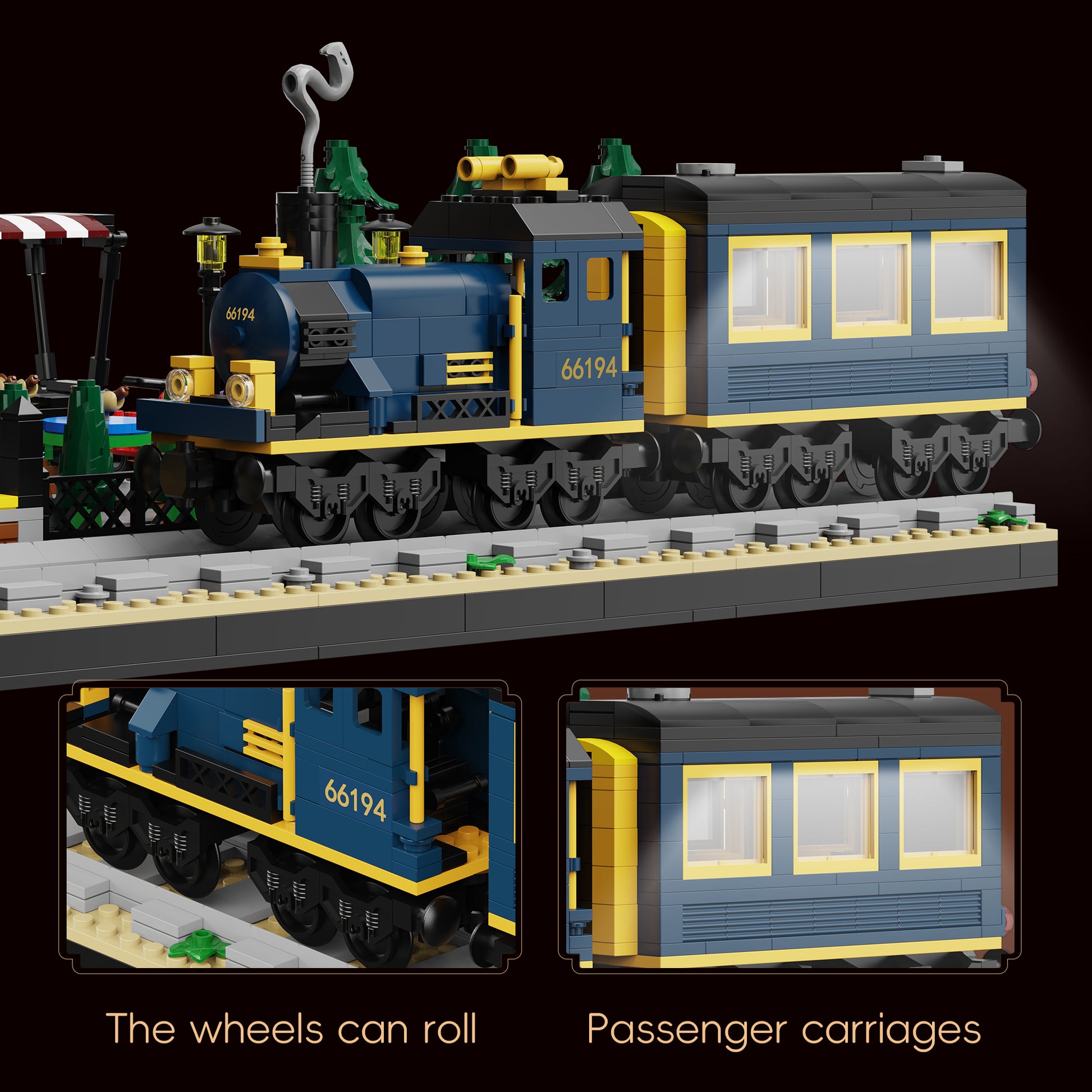 Xbert European Train Station Building Block Set - 66194-4.jpg