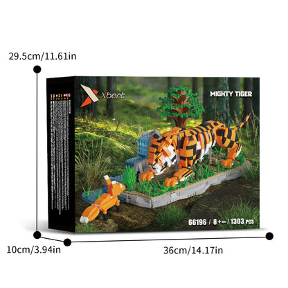 Xbert Mighty Tiger Building Set SKU image - 66196-尺寸-01.jpg