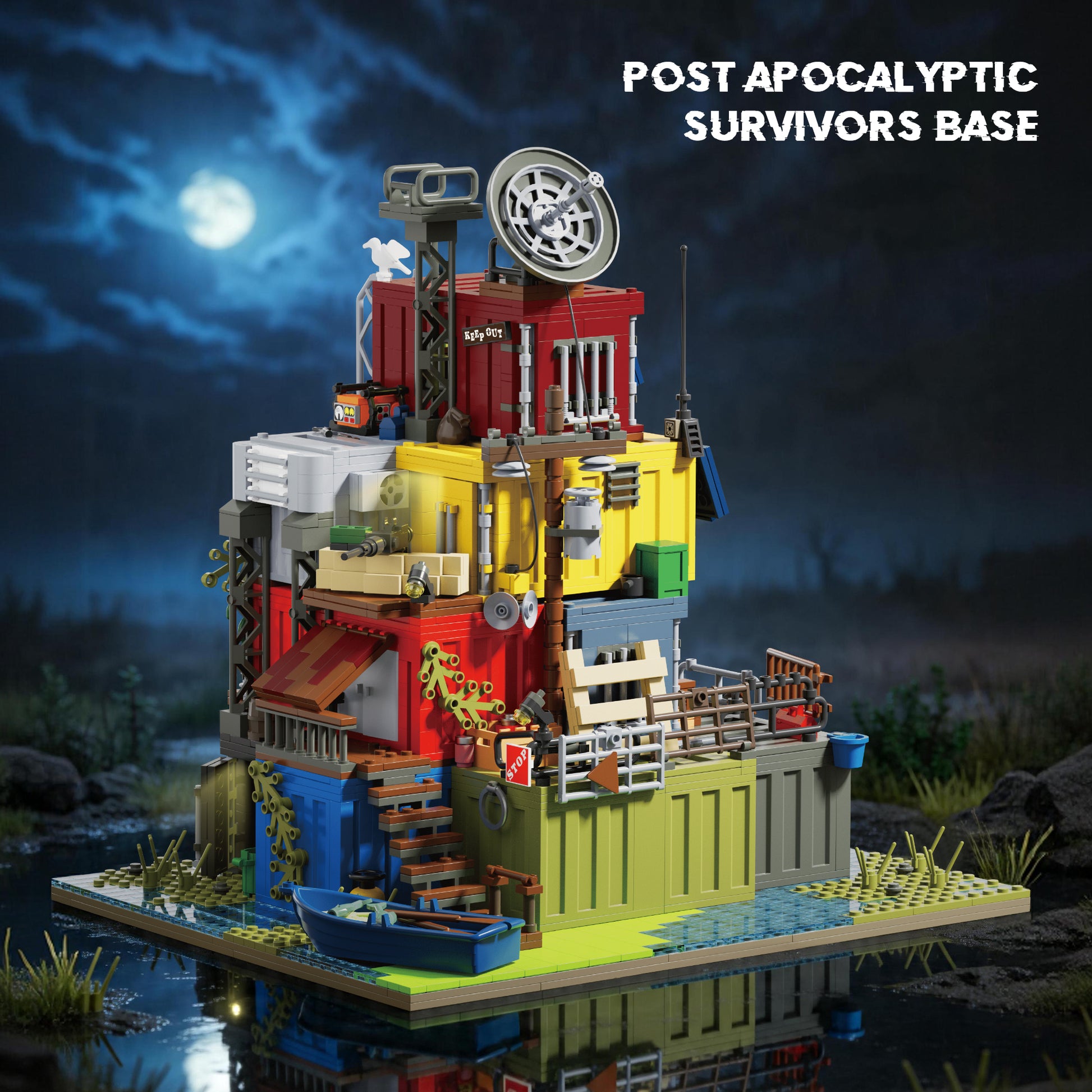 Xbert Post Apocalyptic Survivors Base Building Block Set - 66202-1.jpg
