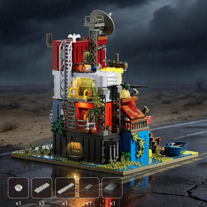 Xbert Post Apocalyptic Survivors Base Building Block Set - 66202-3.jpg