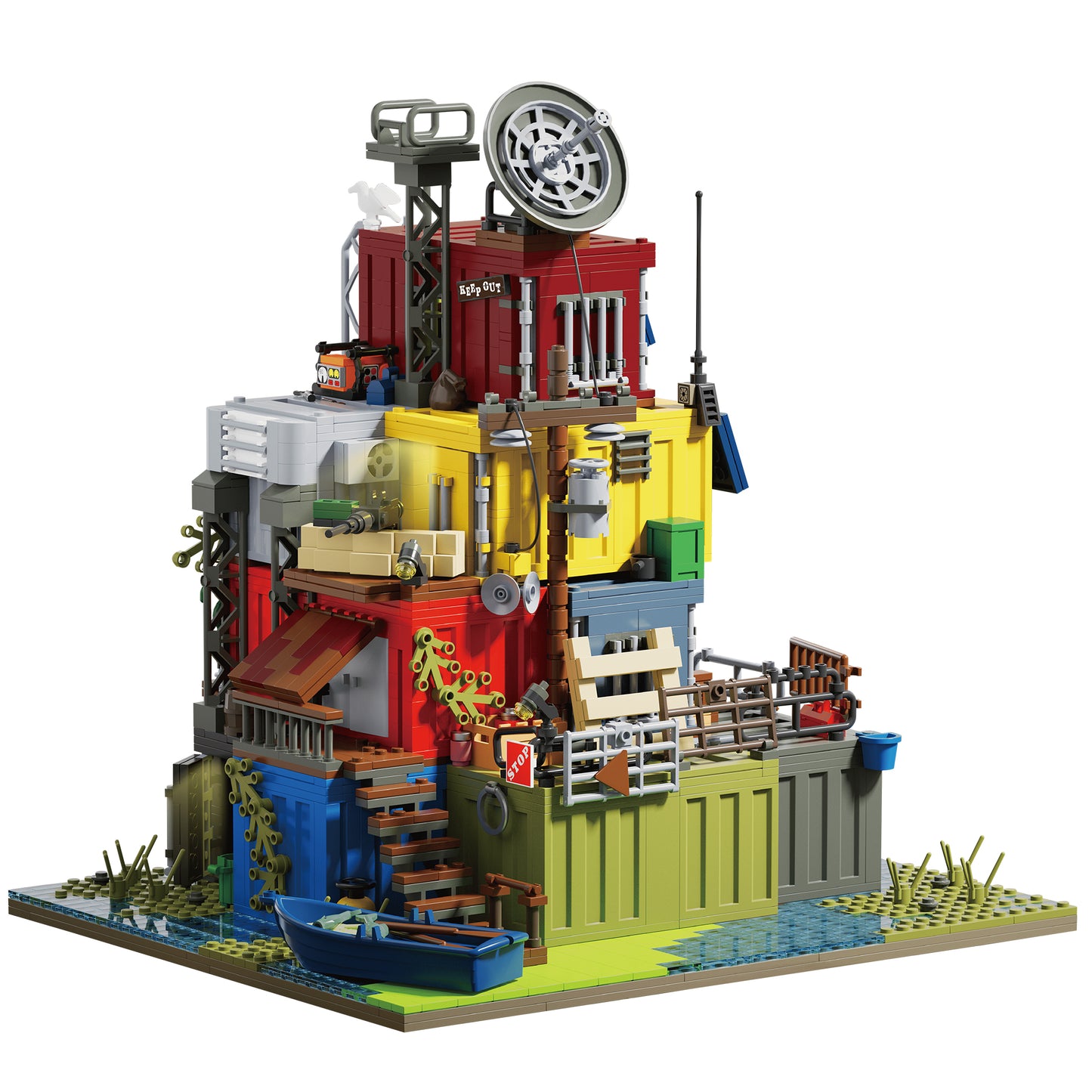 Xbert Post Apocalyptic Survivors Base Building Block Set - 66202-7.jpg