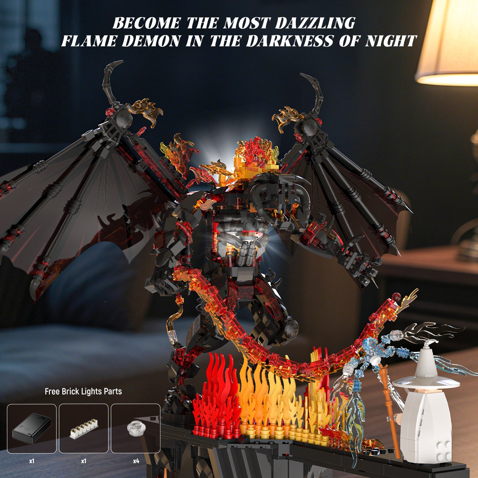 Xbert Flame Demon Building Block Set - 66206-4.jpg