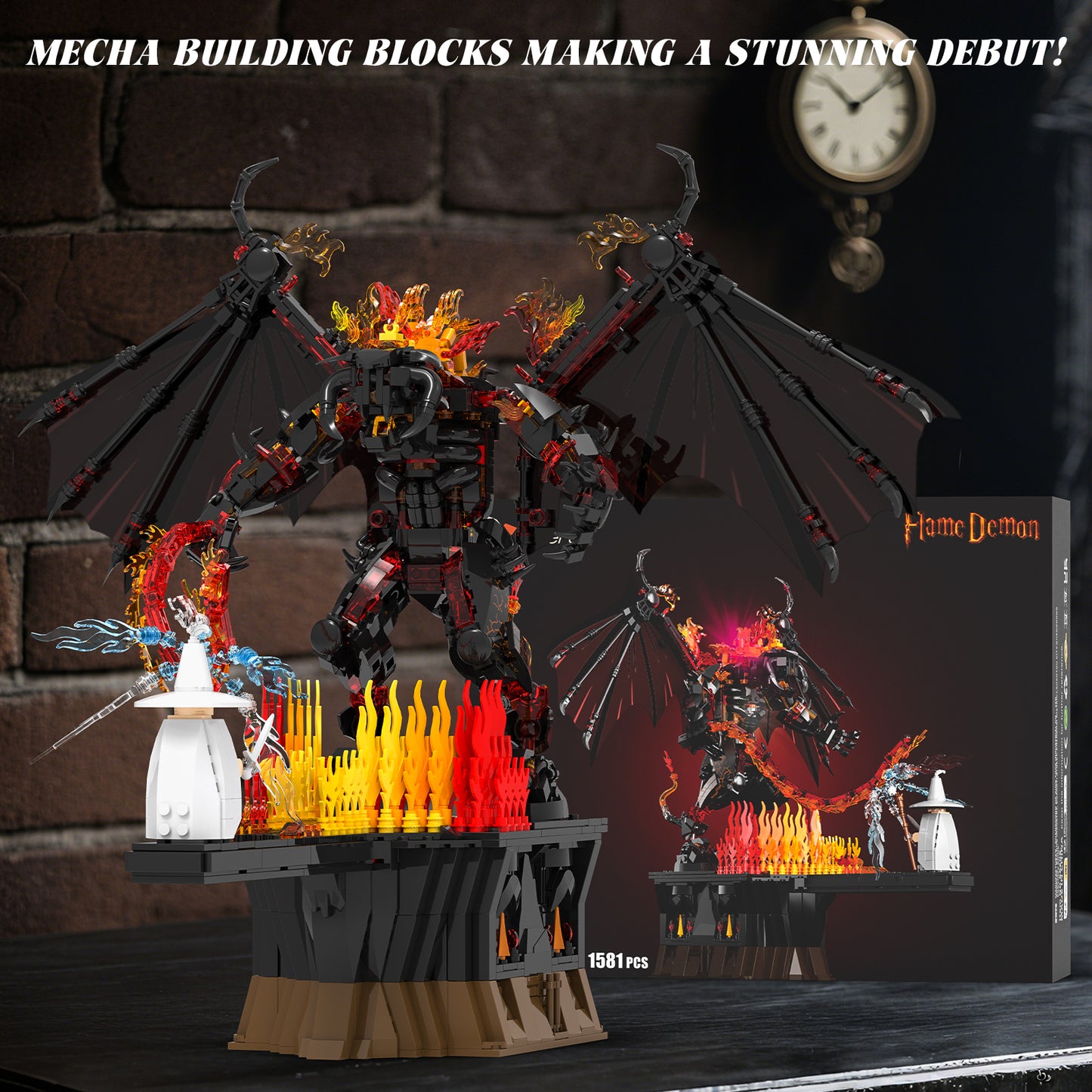 Xbert Flame Demon Building Block Set - 66206-5.jpg