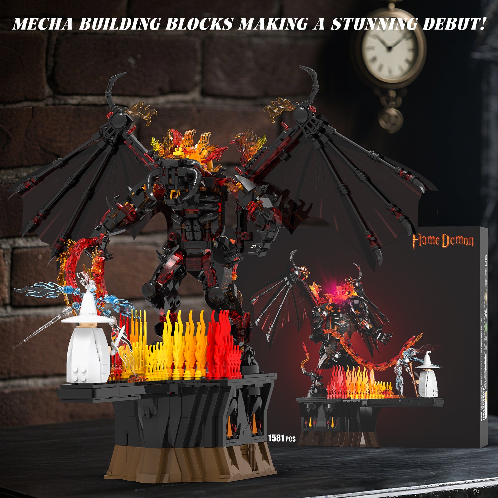 Xbert Flame Demon Building Block Set - 66206-5.jpg