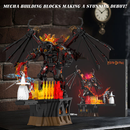 Xbert Flame Demon Building Block Set - 66206-5.jpg