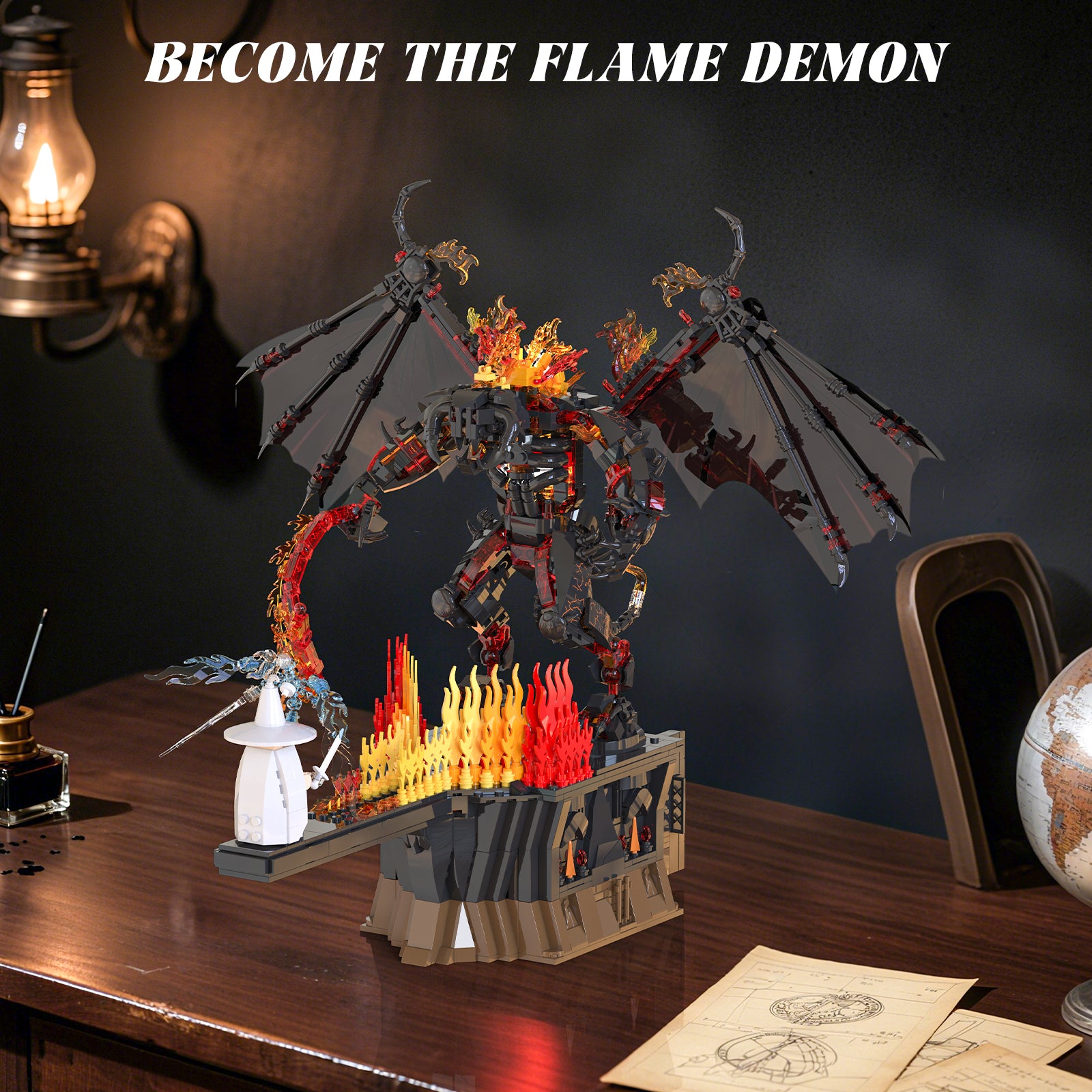 Xbert Flame Demon Building Block Set - 66206-6.jpg